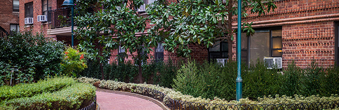 Sutton Terrace is home to faculty members. 